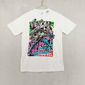 new Marvel Venom Graphic Tee White Neon Color Stance T-Shirt P1618